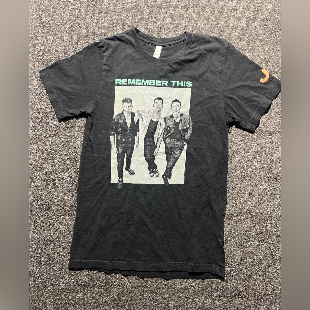 Jonas Brother 2021 Concert Black Graphic T-Shirt
